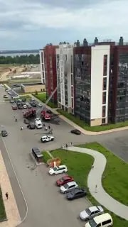 В ЖК «Притяжение» в Челябинске произошел пожар в квартире на седьмом этаже