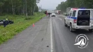 Водитель ВАЗ-2115 погиб в ДТП с грузовиком на трассе М-5 под Миассом