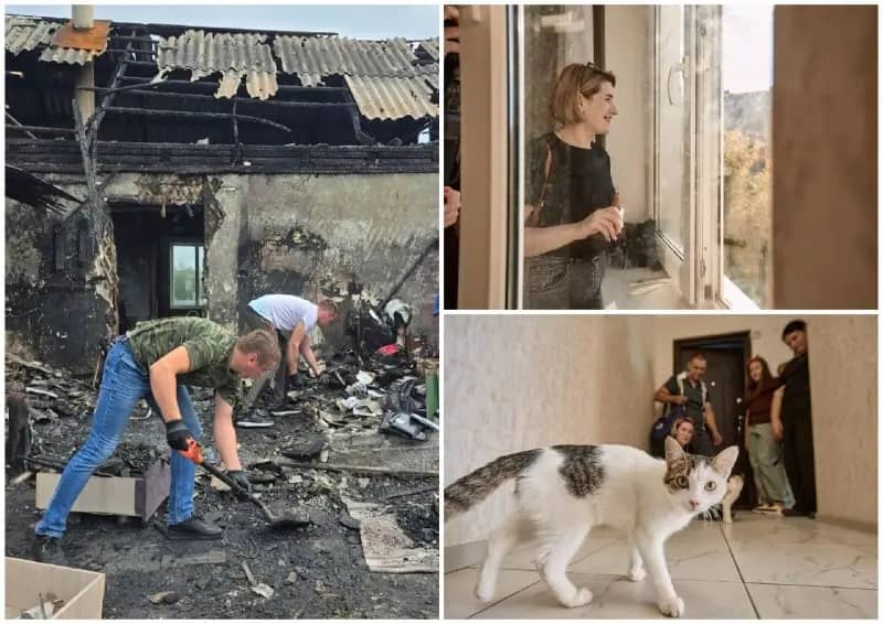 Многодетная семья Дедык из Магнитогорска получила новое жилье после пожара