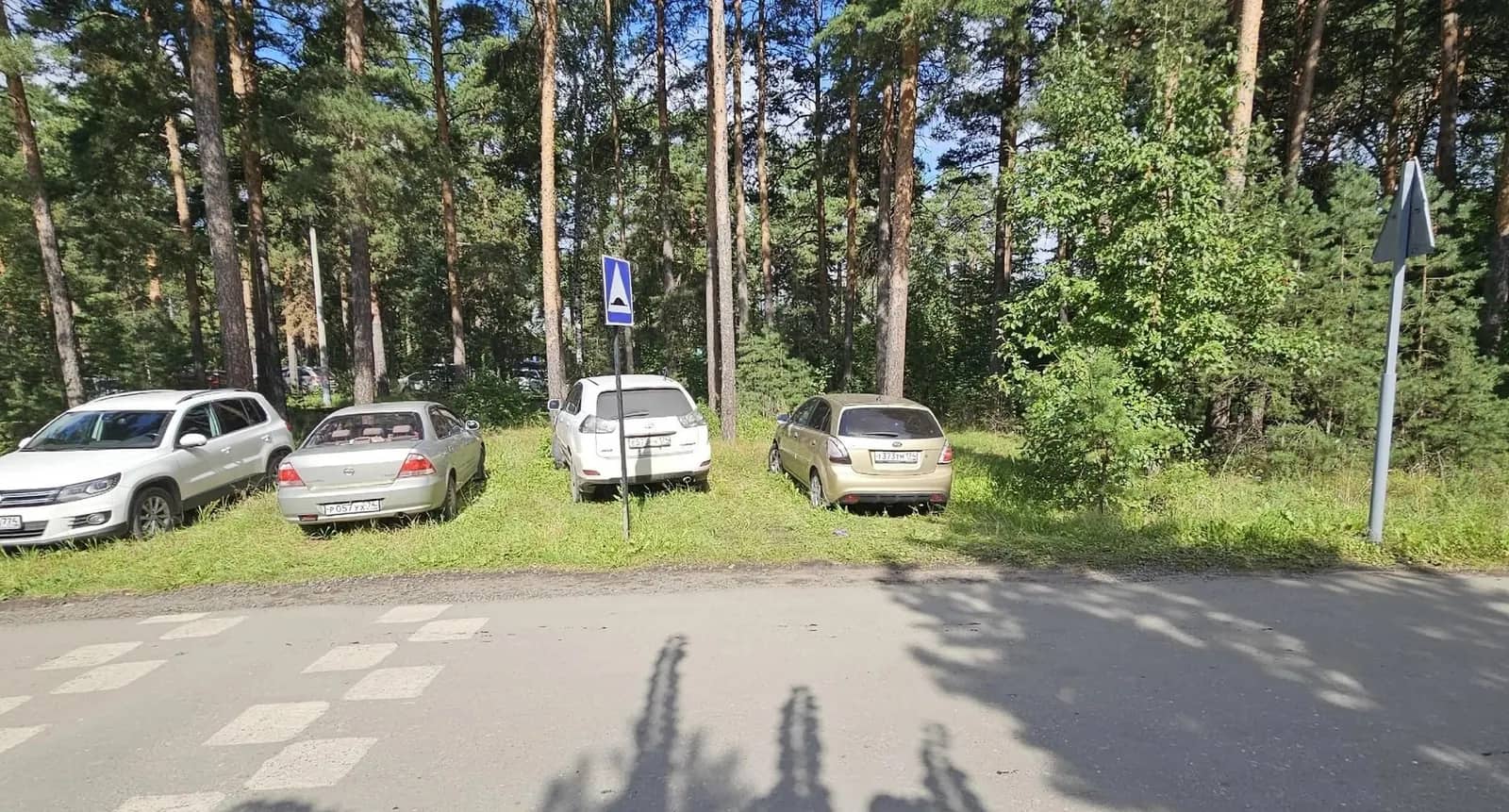 В Челябинске начали штрафовать водителей за парковку у Парка Гагарина