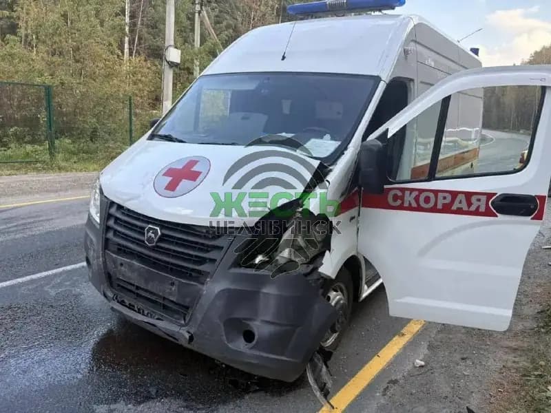 Скорая попала в ДТП на трассе Миасс — Чебаркуль