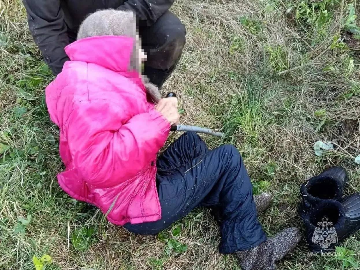 В Катав-Ивановске спасли пенсионерку и козлёнка из водоёма